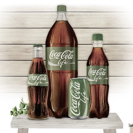 Coca-Cola выпустила бутылки с зелеными этикетками 